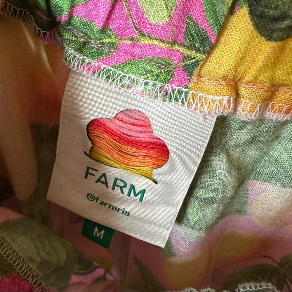 Vibrant Farm Rio orange sunset Shorts - Picture 4 of 4